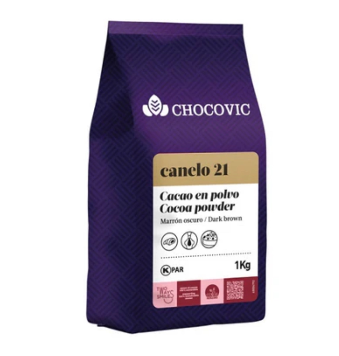 Cacao en poudre canelo 21 chocovic 1kg